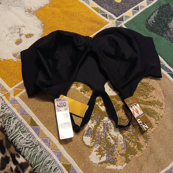 NWT Sweet Nothings Women's 42DD Smooth Fit Black Bra - Picture 4 of 9